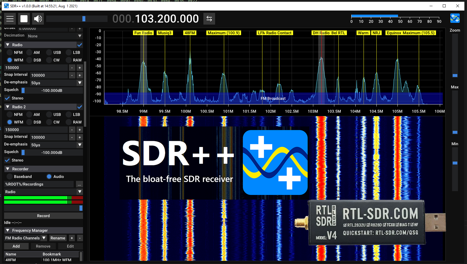 SDR Windows Linux Mac Android DX RADIO VIA NET